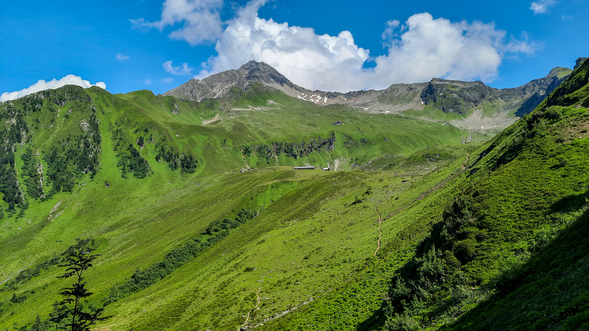 Ahornspitze po ceste 514 k Edelhütte