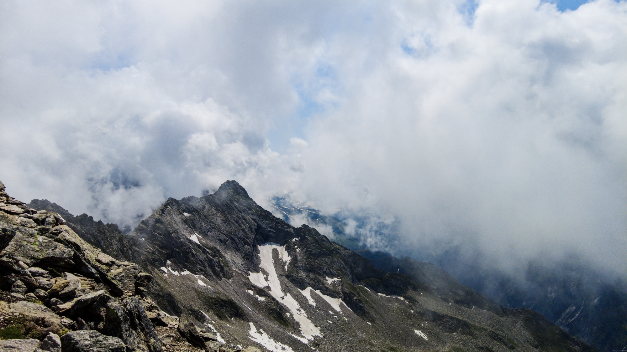 Susedný vrchol Popberspitze (2891 m)