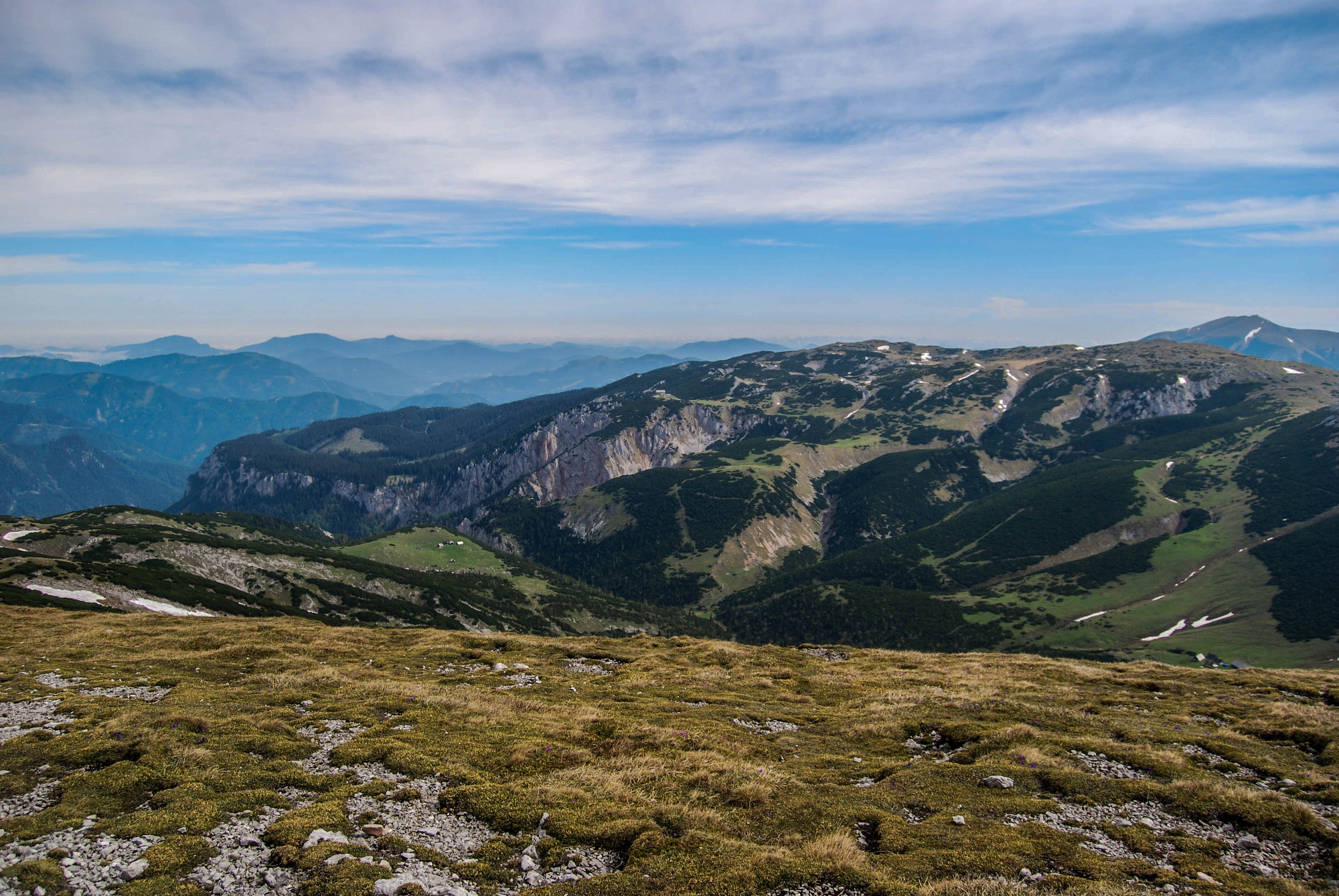 Pohľad z Heukuppe severo-východ