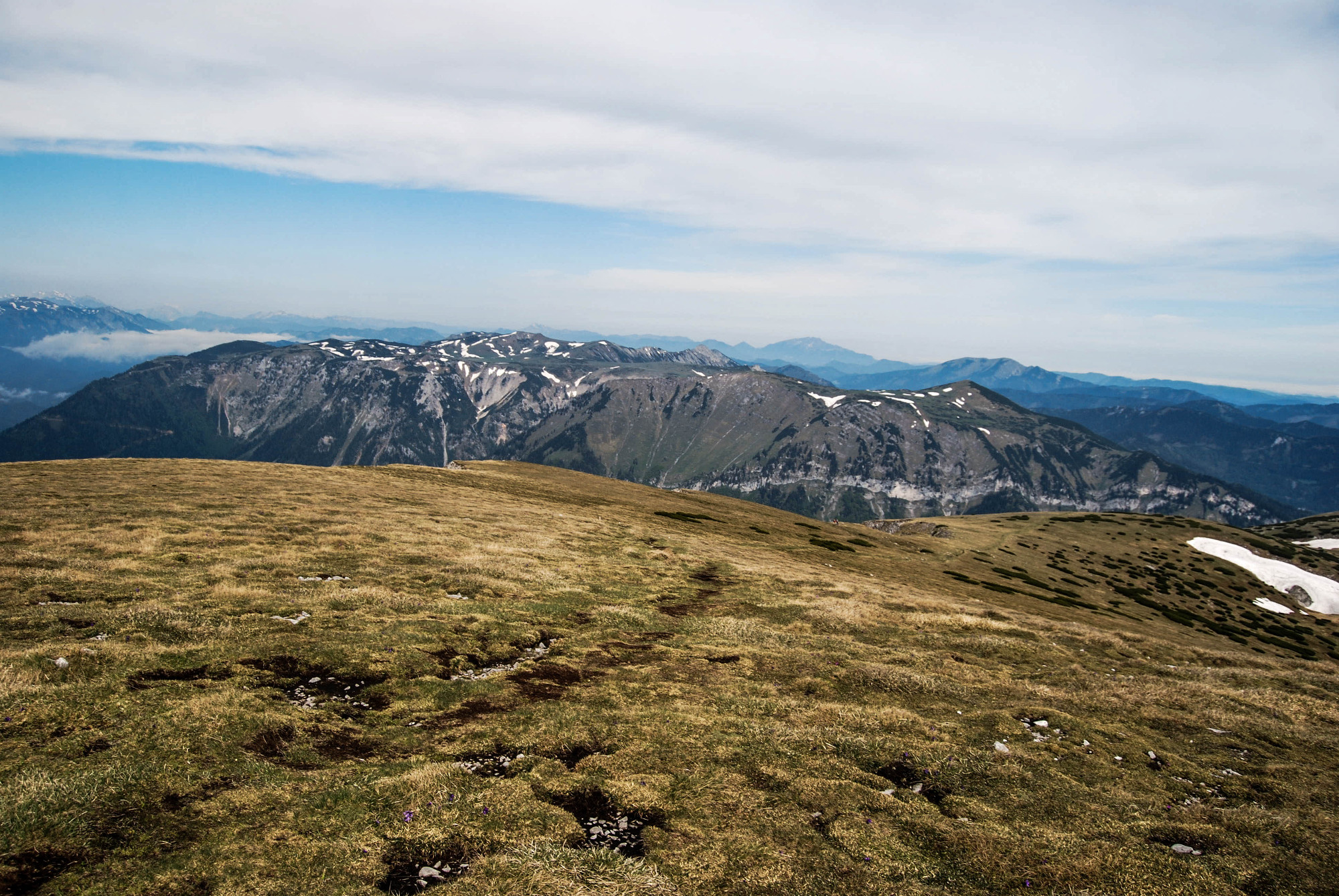 Pohľad z Heukuppe na sever