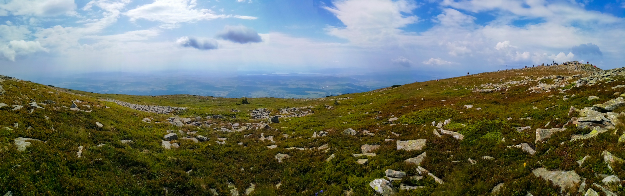 Panoráma, pohľad na východ.