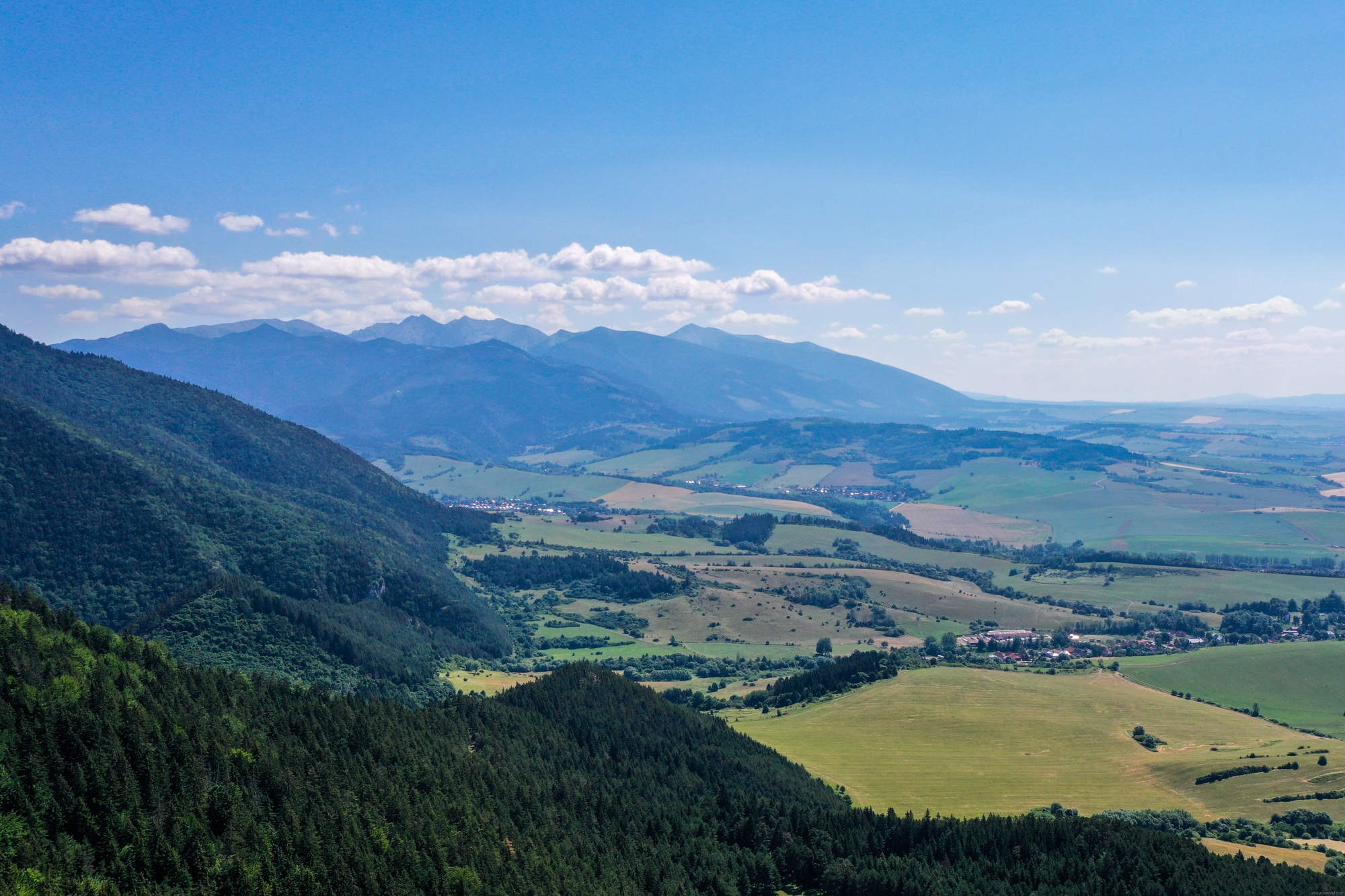 Pohľad na Západné Tatry