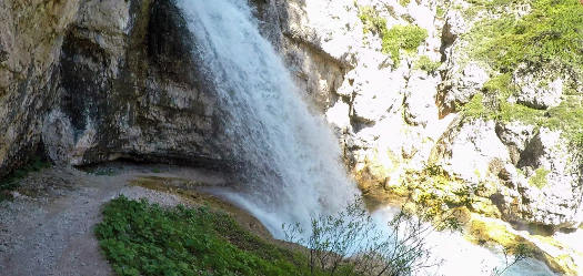 Kaňony a vodopády Fanes, Taliansko