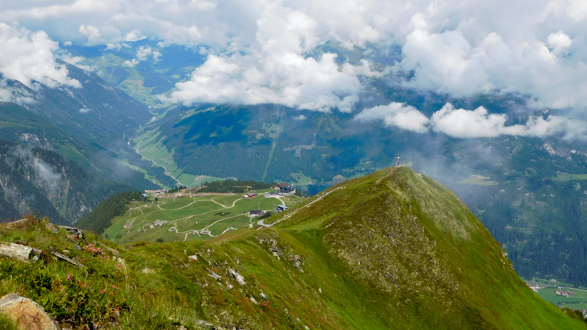 Pohľad na Filzenkogel zo Filzenschneid