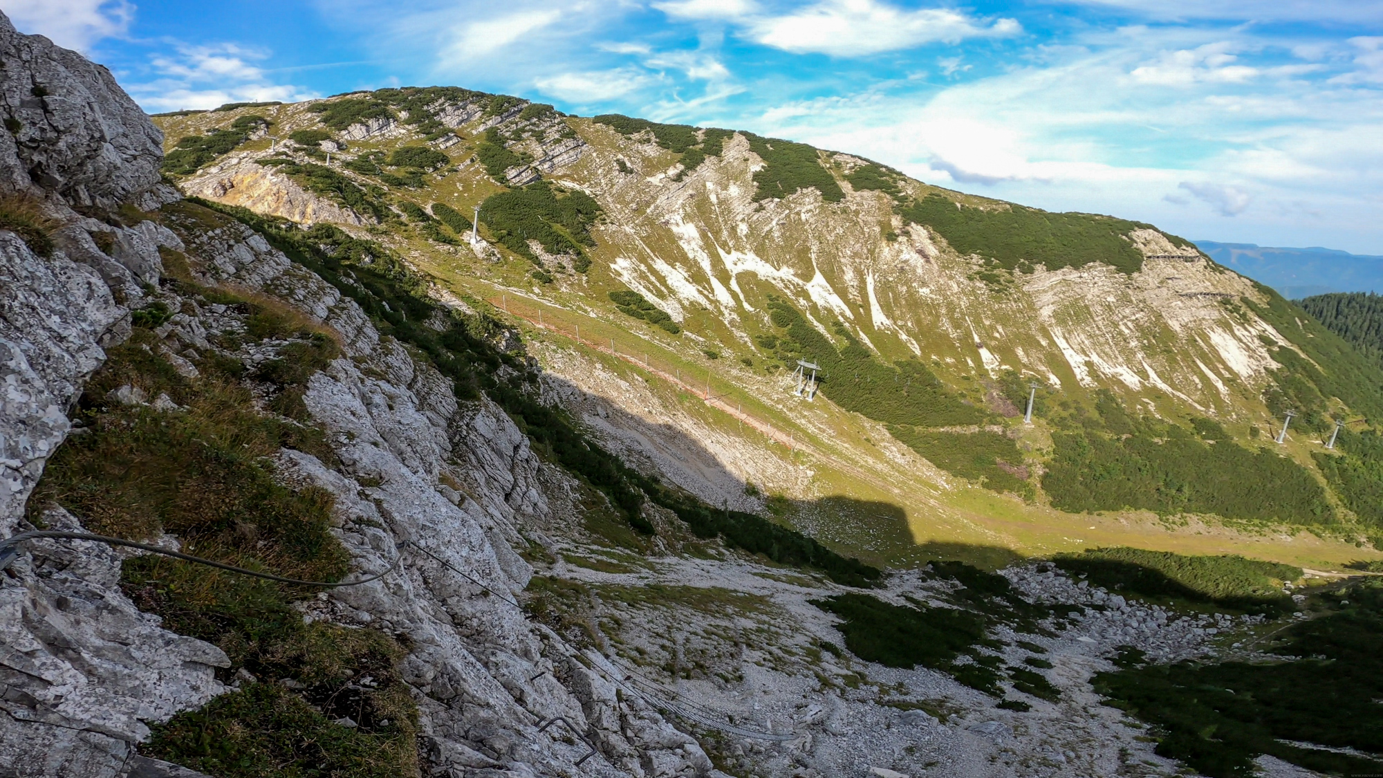 Úroveň ferraty Heli-Kraft je C.