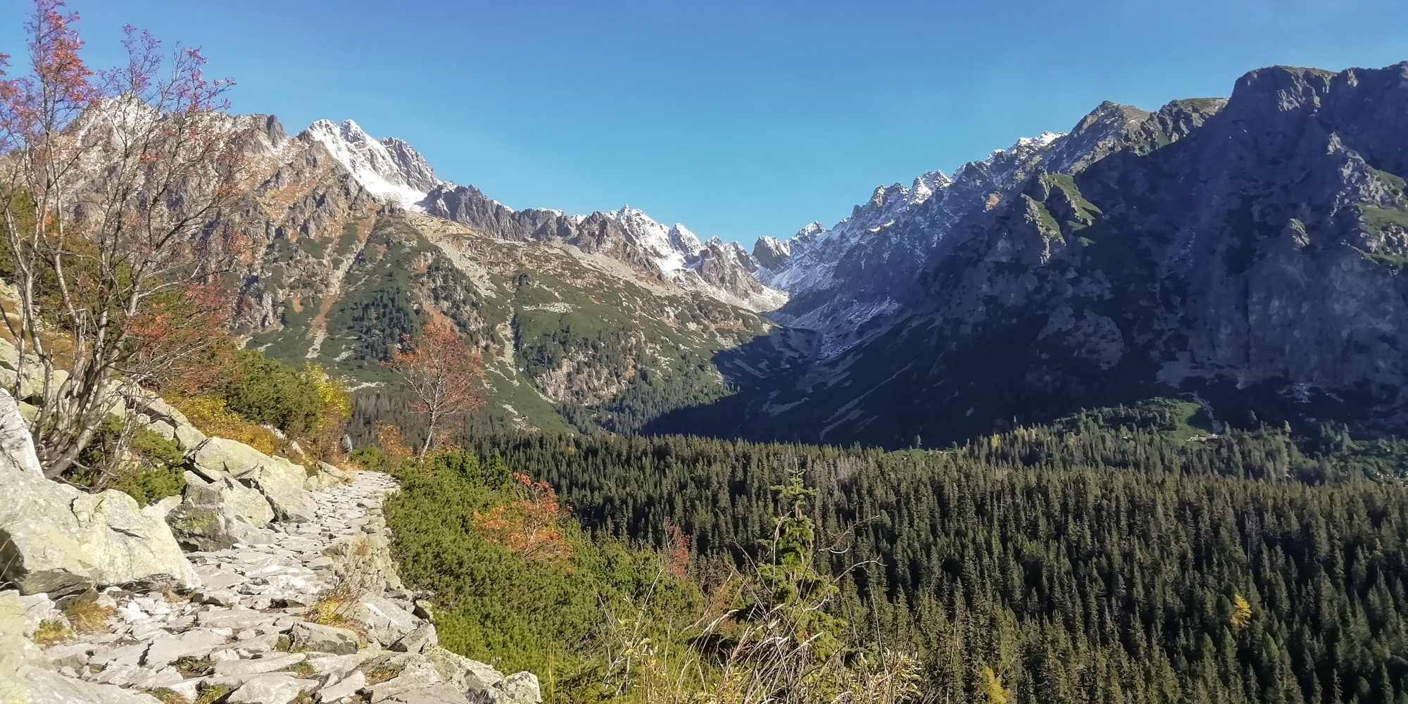 Jesenná cesta na Popradské pleso