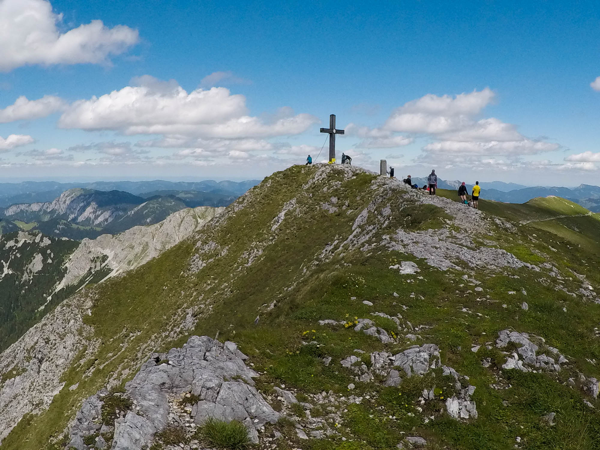 vrchol Hohe Veitsch vo výške 1981 m