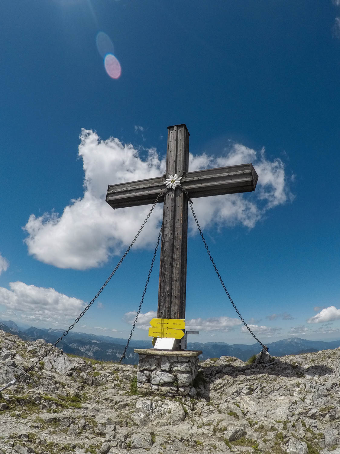 Kríž na vrchole Hohe Veitsch