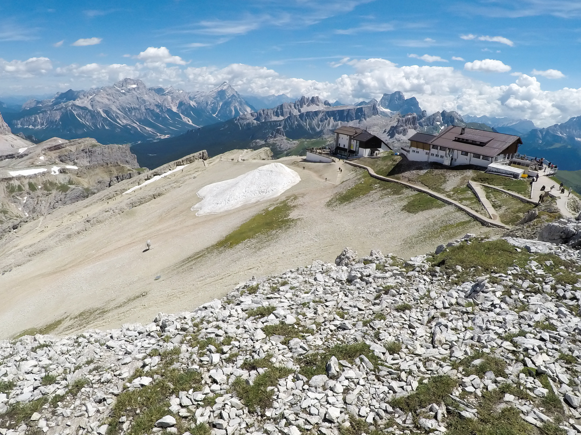 Chata Rifugio Lagazuoi, stanica lanovky.