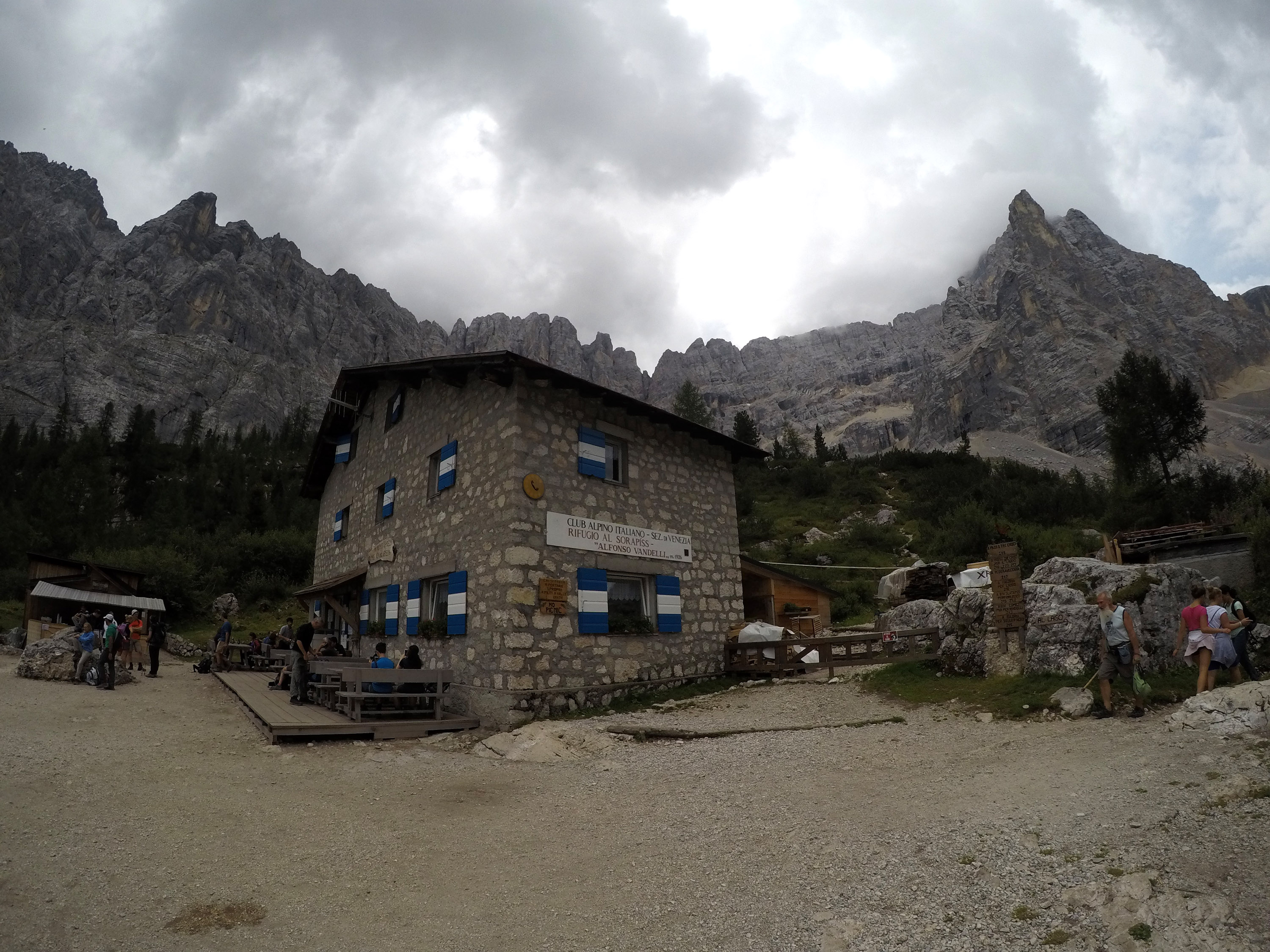 Horská chata Rifugio Vandelli