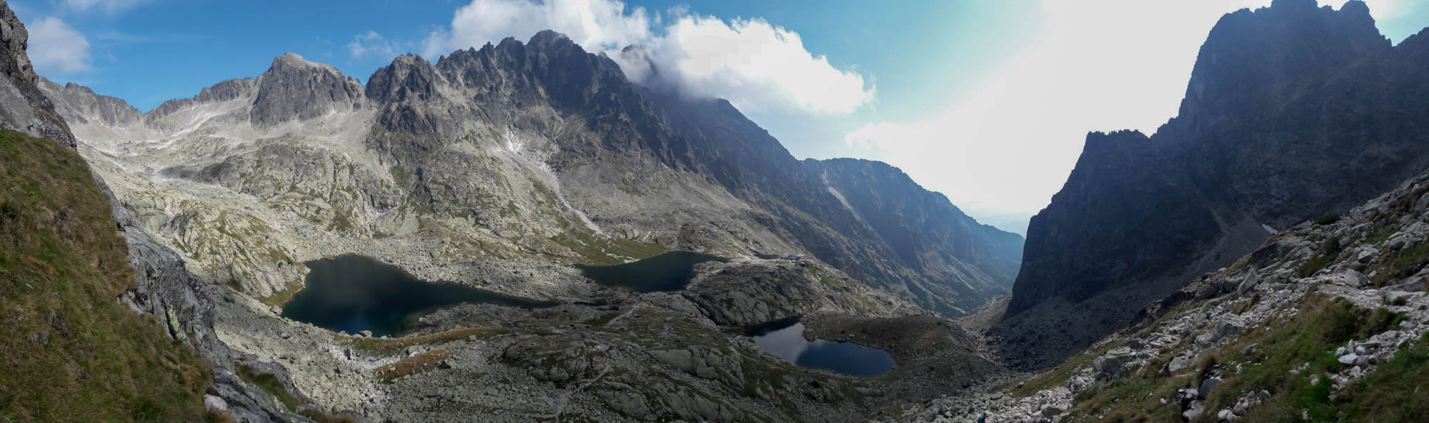 Panoráma Malej Studenej doliny spod Pfinnovej kopy.