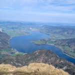 Photo 12: View from the Schafberg summit of Lake Mondsee and the surrounding landscape