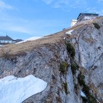 Photo 18: Schafberg summit with Hotel Schafbergspitze and the upper railway station perched on the steep rocky cliff