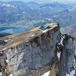 Photo 22: View of the Schafberg summit, the Schafbergalm below, Lake Wolfgangsee and the village of St. Gilgen further down