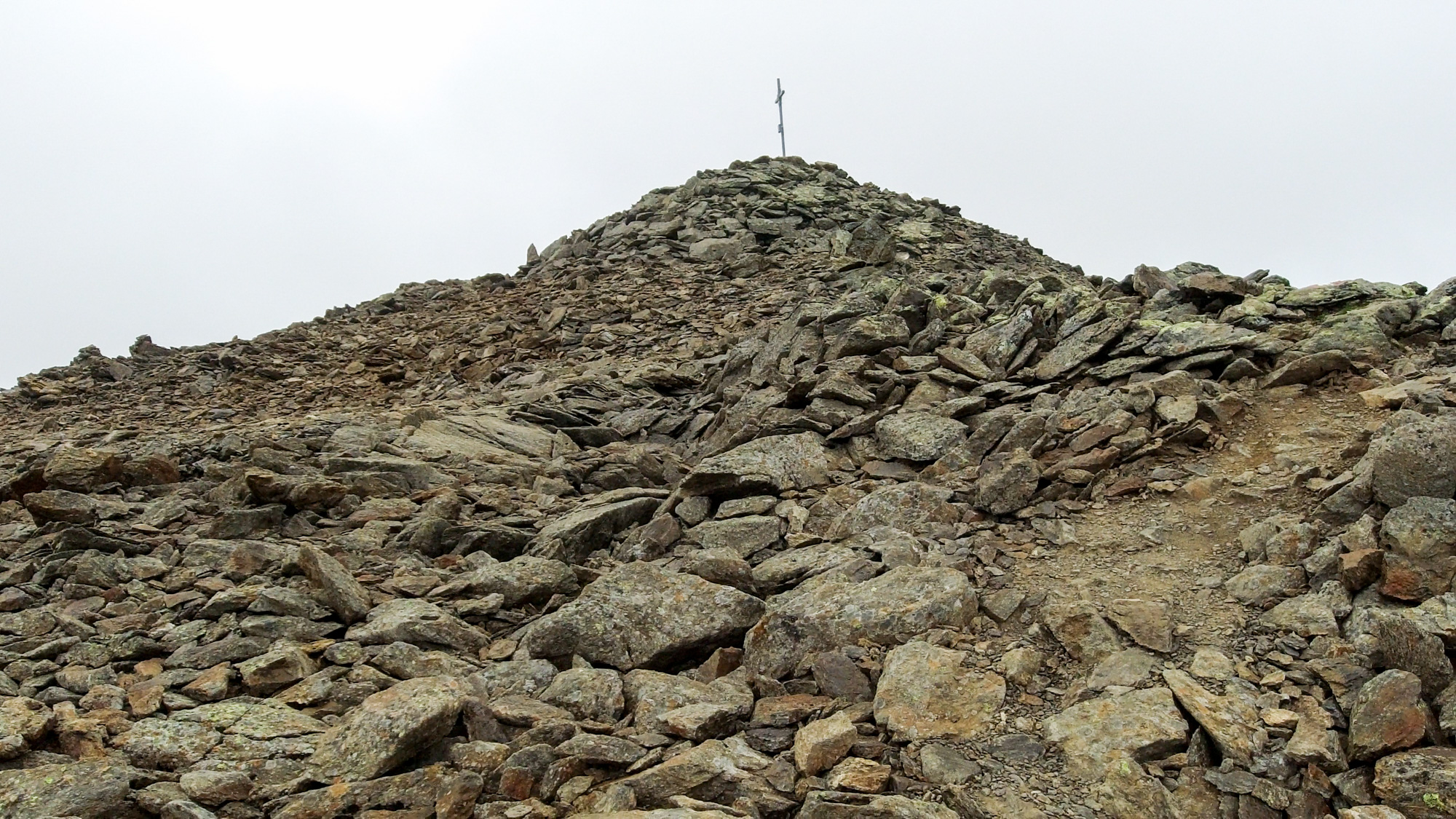 Vrchol Schwarzkogel (3016 m)