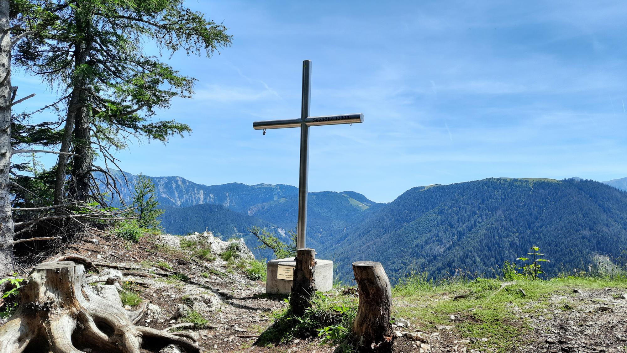 Vrchol Spielmäueru vo výške 1360m.