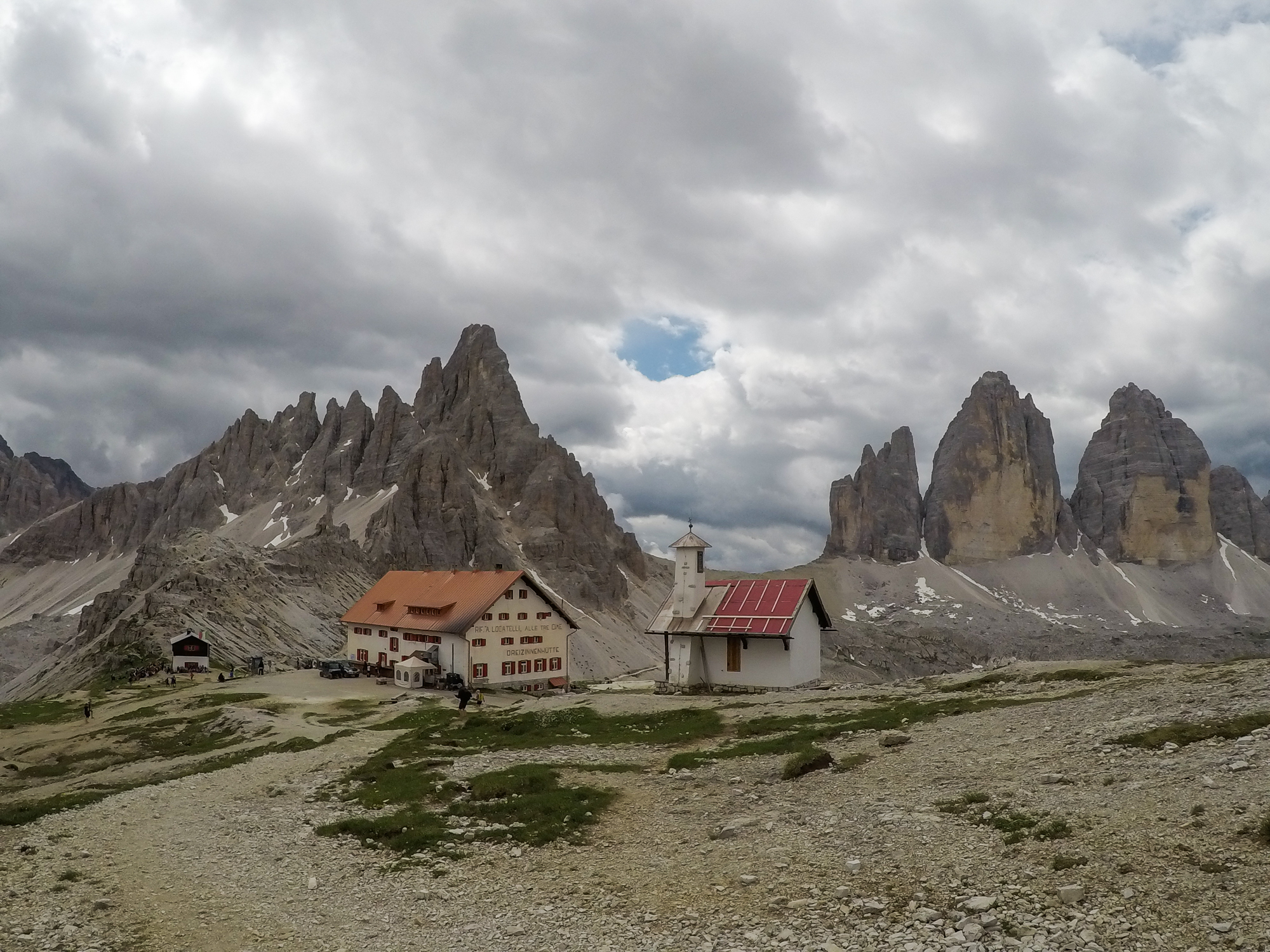 Chata Dreizinnenhütte.