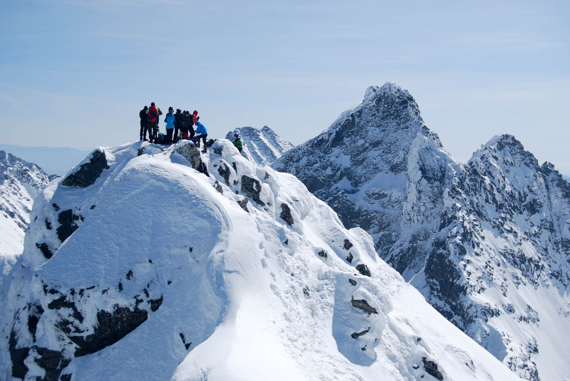 Pohľad na najvyšší vrchol Rysov 2503 m.n.m.