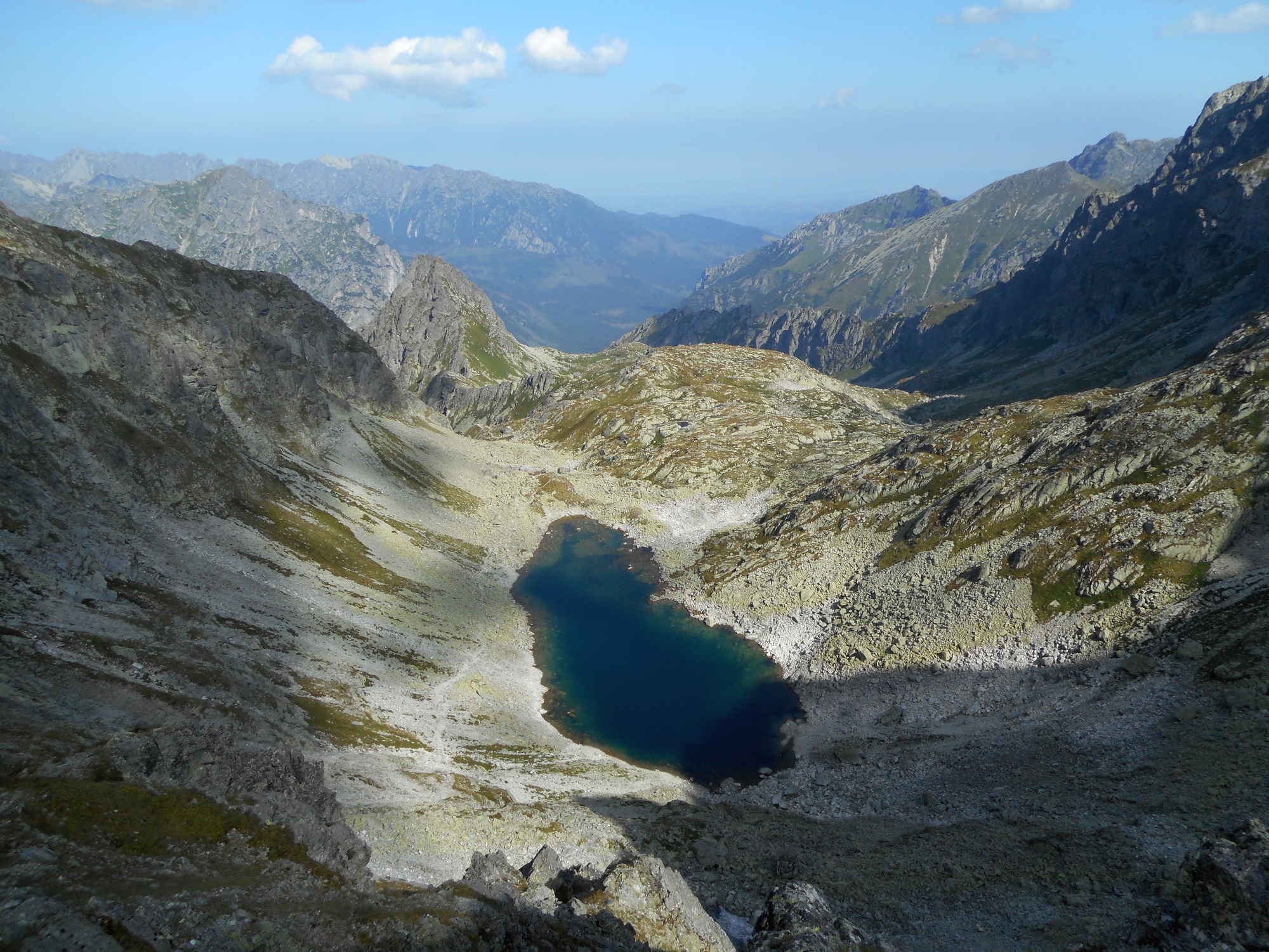 Zamrznuté pleso z Poľského hrebeňa