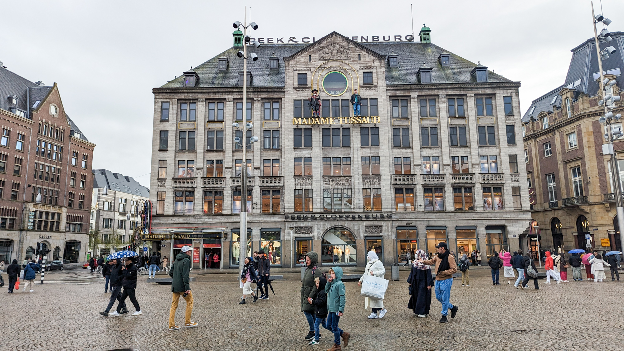 Múzeum voskových figurín Madame Tussauds na námestí Dam.