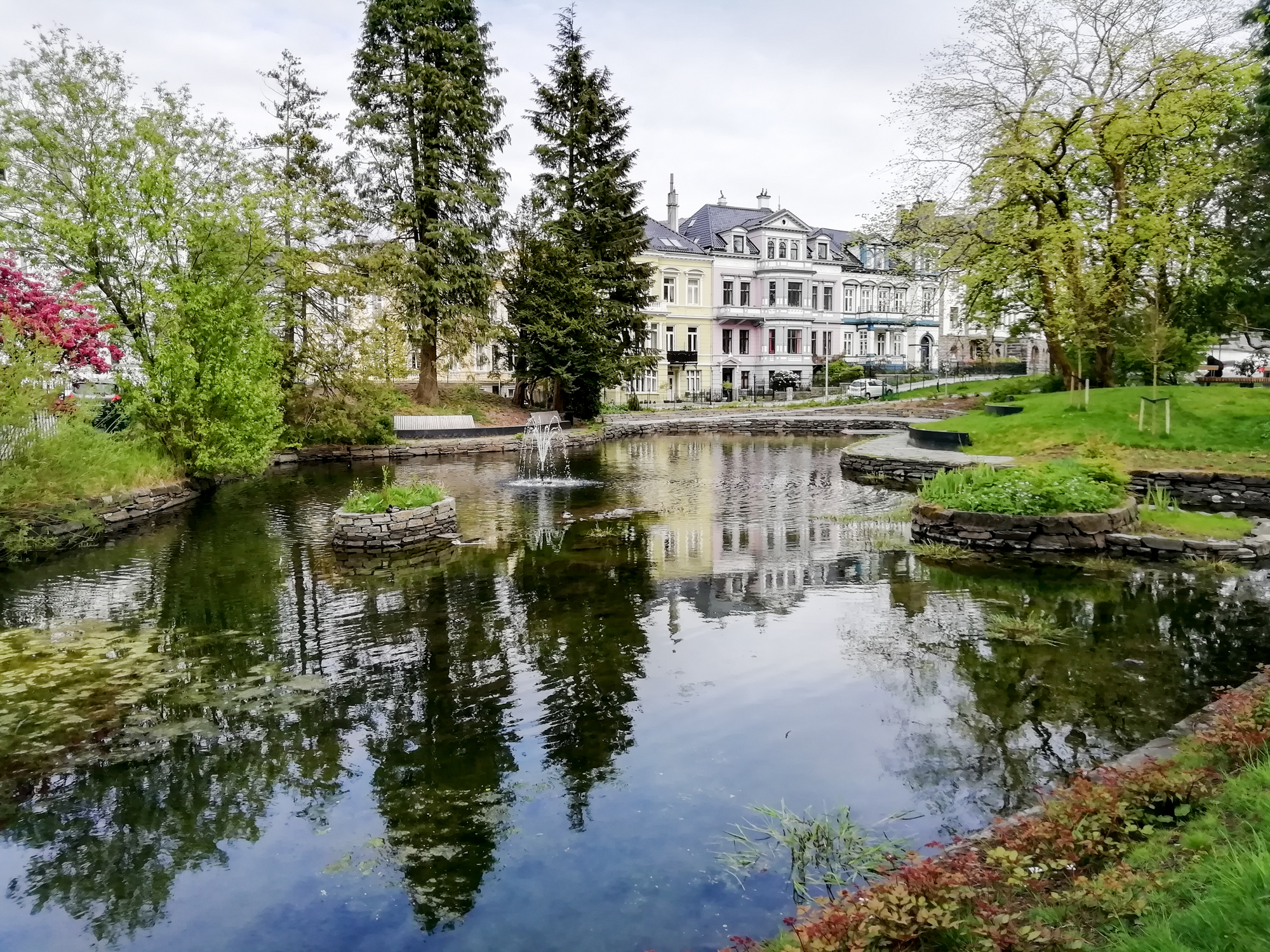 Nygårdsparken je najväčší z parkov v Bergene.