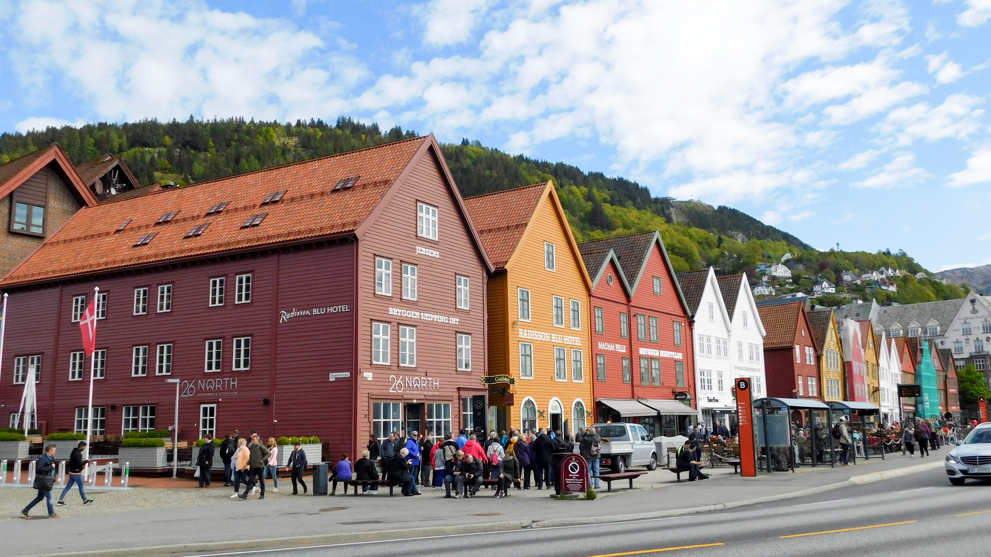 Bryggen, najstaršia štvrť v Bergene