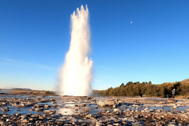 Gejzír, Island