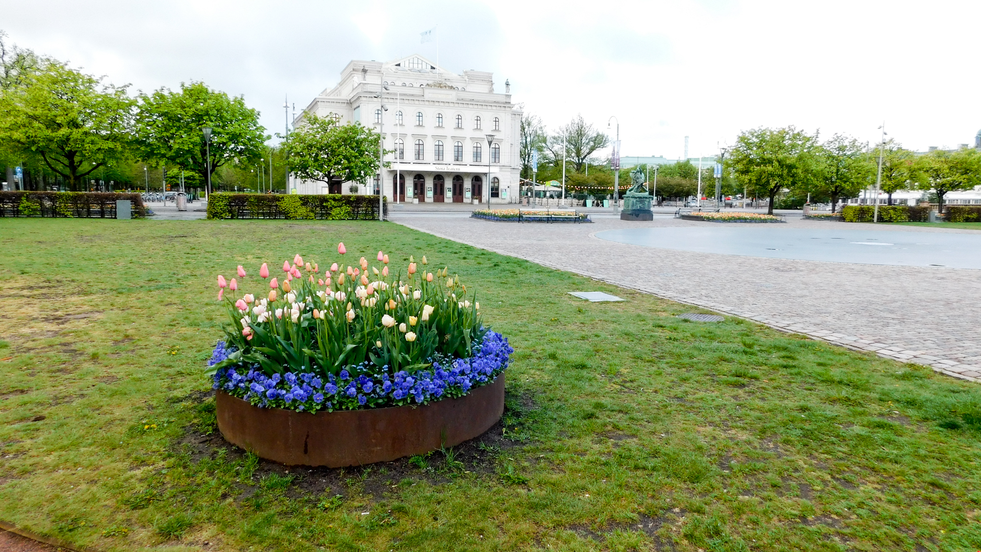 Budova divadla Stora Teatern.