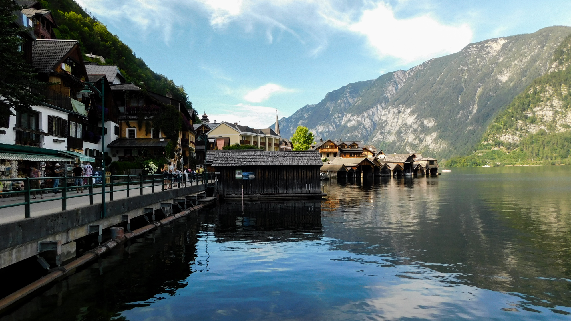 Vstup do historického centra Hallstatu