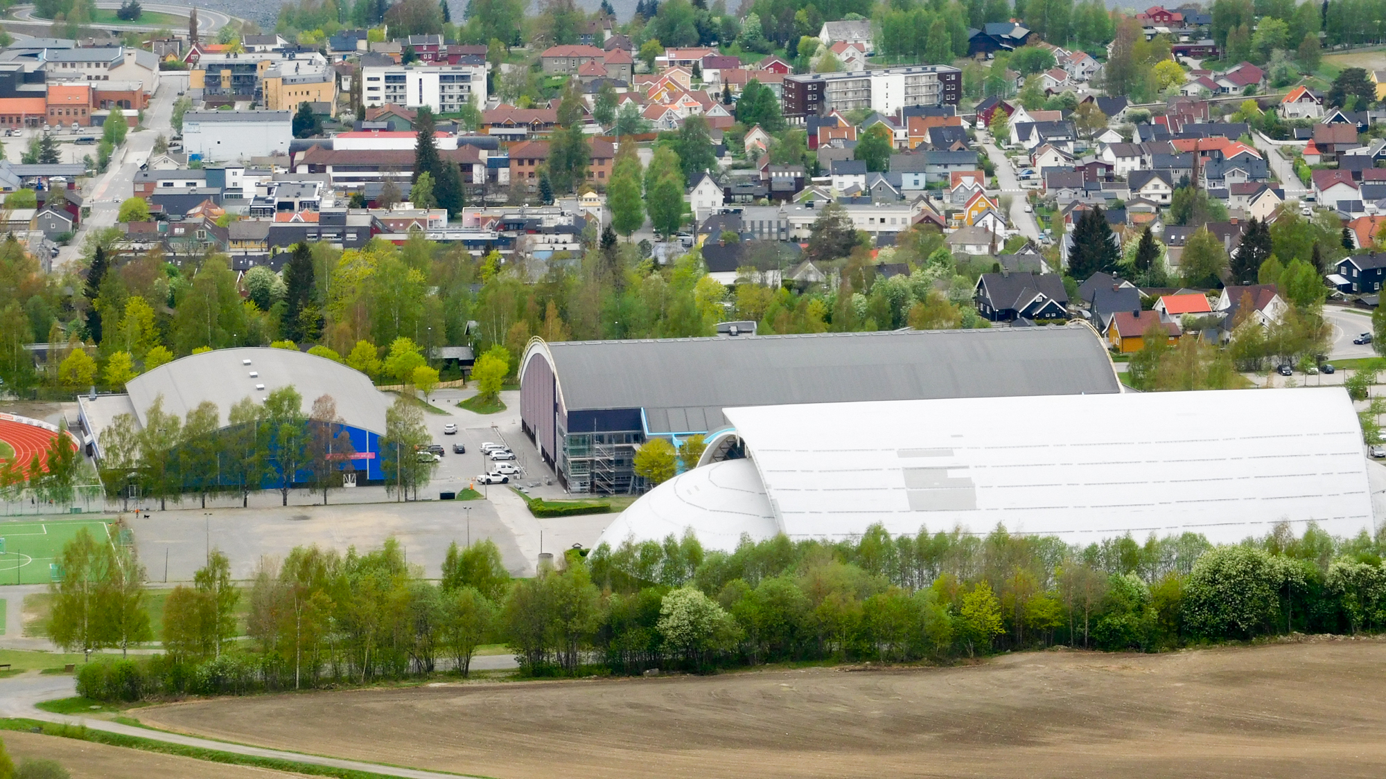 Zimné štadióny v Olympíjskom centre.