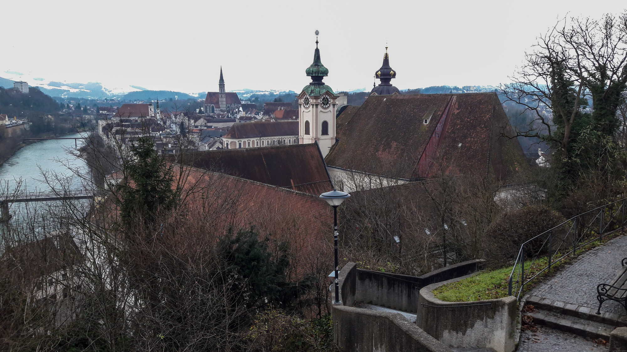 Steyr má veľké historické centrum. História siaha až do Rímskej ríše.