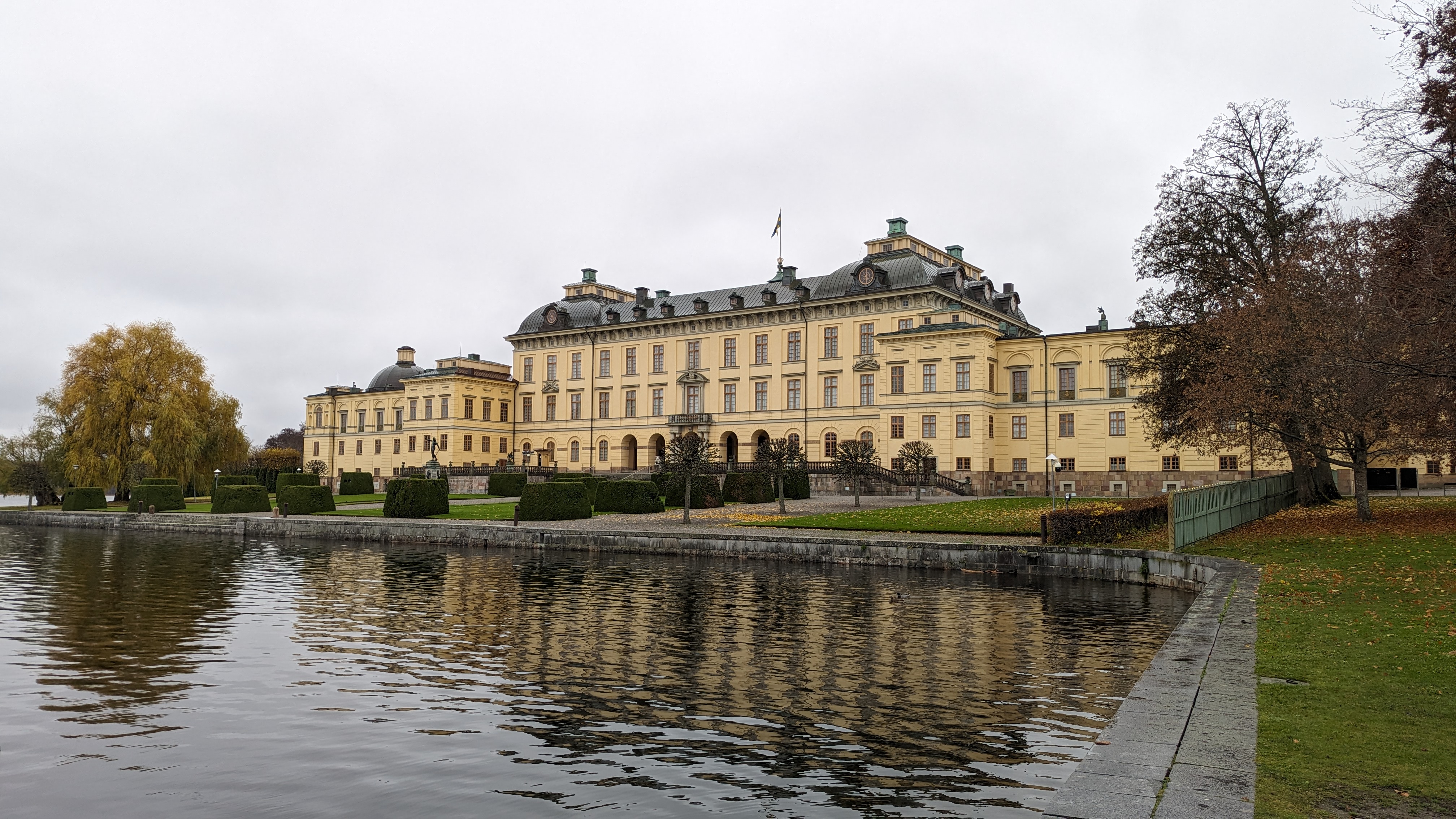 Palác Drottningholm, švédska kráľovská rezidencia.