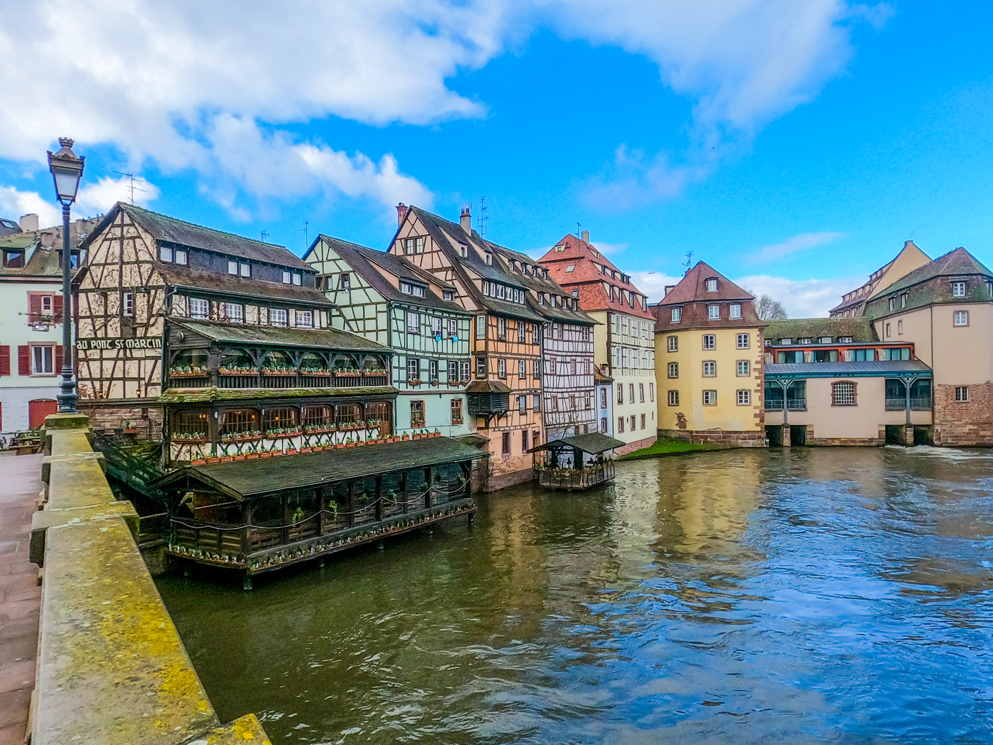 La Petite France, sústava malebných domov z mostu St.Martin