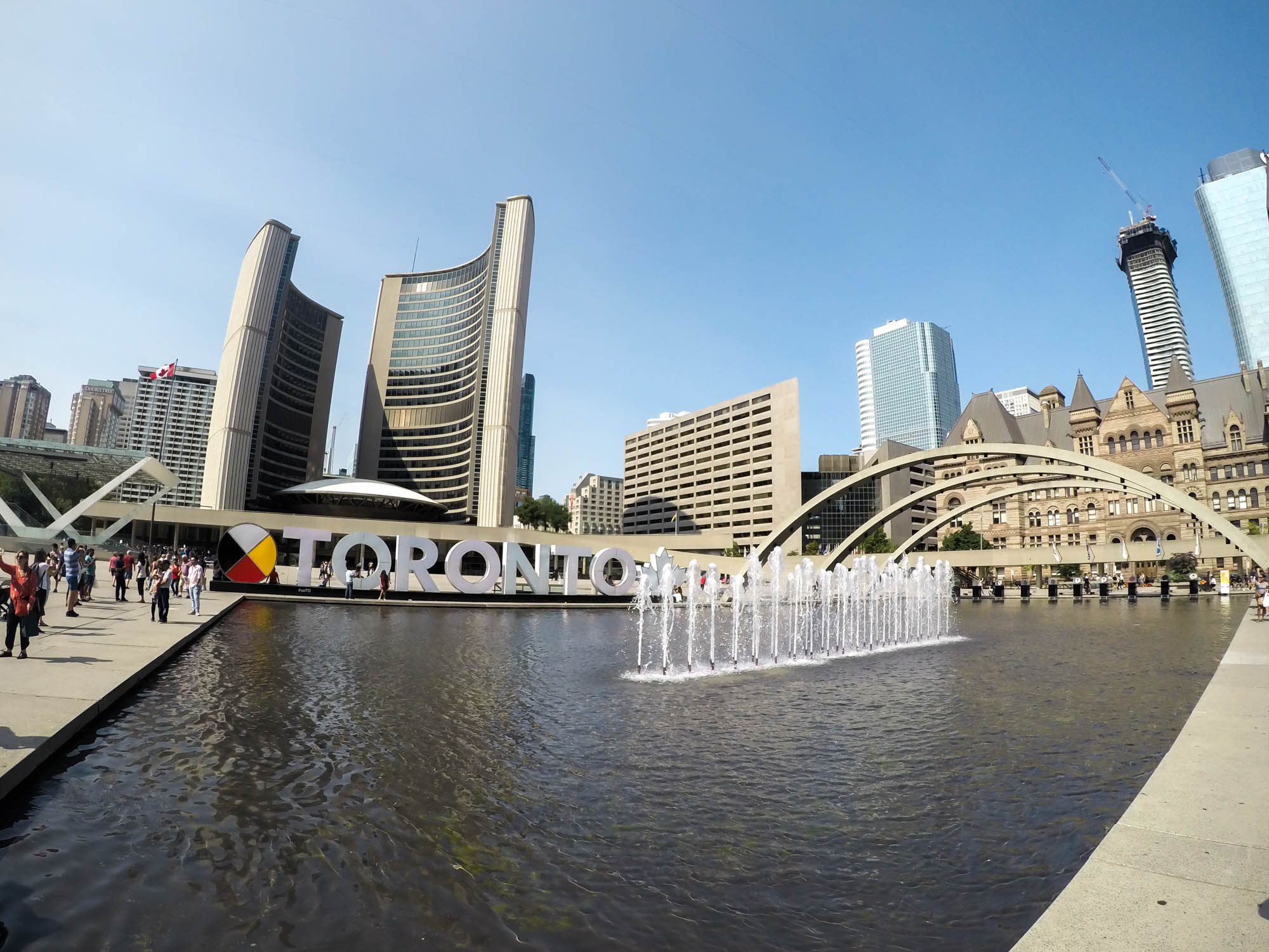 Toronto sign, Nathan Phillips Square