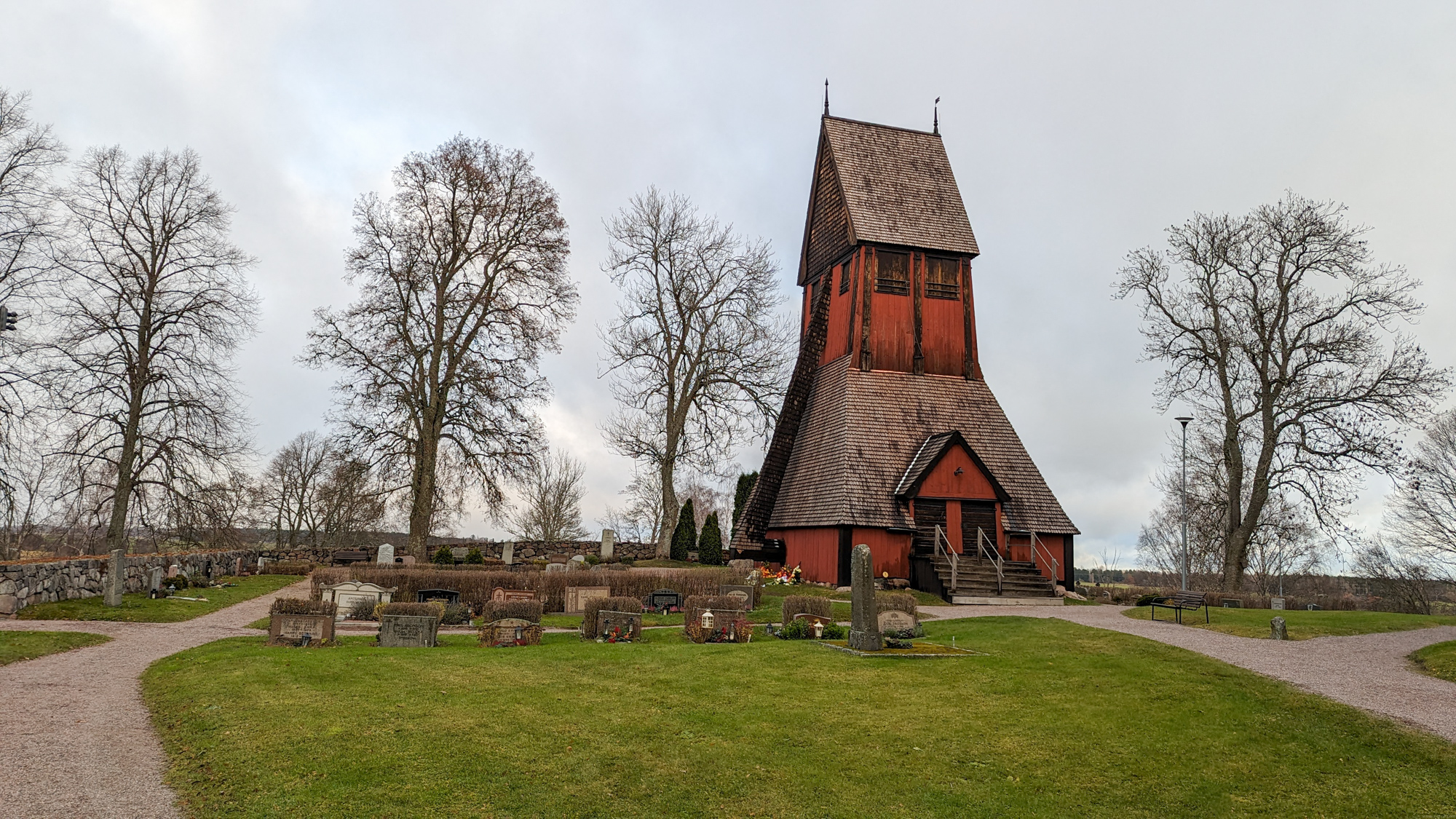 Zvonica kostola Gamla Uppsala.